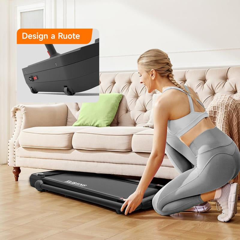 Walking Pad under Desk Treadmill with Incline，Portable Small Treadmills for Home and Office，2.5 HP Motor Super Quiet Brushless Motorized Walking Jogging Running Machine with Remote Control - Kiki of DC Styles Store