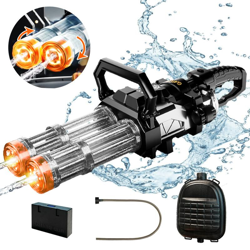 Talgic Multiplayer Team Game Toys Electric Automatic Water Machine Powerful, 32 Feet Shooting, Colored Lights, Summer Outdoor Swimming Pool Water Toy for Adult / Kids Aged 4 5 6 7 8+ - Kiki of DC Styles Store