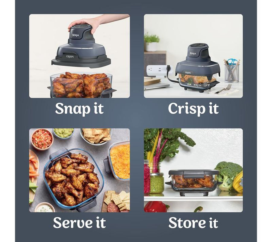 Ninja Crispi 4-In-1 Portable Glass Air Fryer Cooking System - Kiki of DC Styles Store