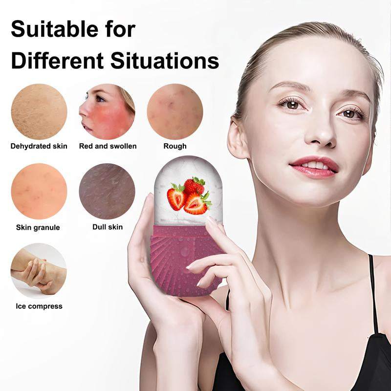 Ice Roller,Used for Facial and Eye Ice Rolling, Facial Massager, Ice Roller Mold Block，Outdoorfun Skincare Cleansing Derma Roller Men Mint - Kiki of DC Styles Store