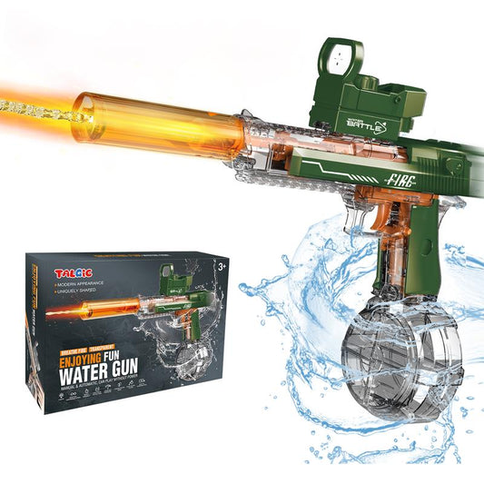 Talgic Multiplayer Team Game Toys Electric Automatic Water Machine Powerful, 32 Feet Shooting, Colored Lights, Summer Outdoor Swimming Pool Water Toy for Adult / Kids Aged 4 5 6 7 8+ - Kiki of DC Styles Store