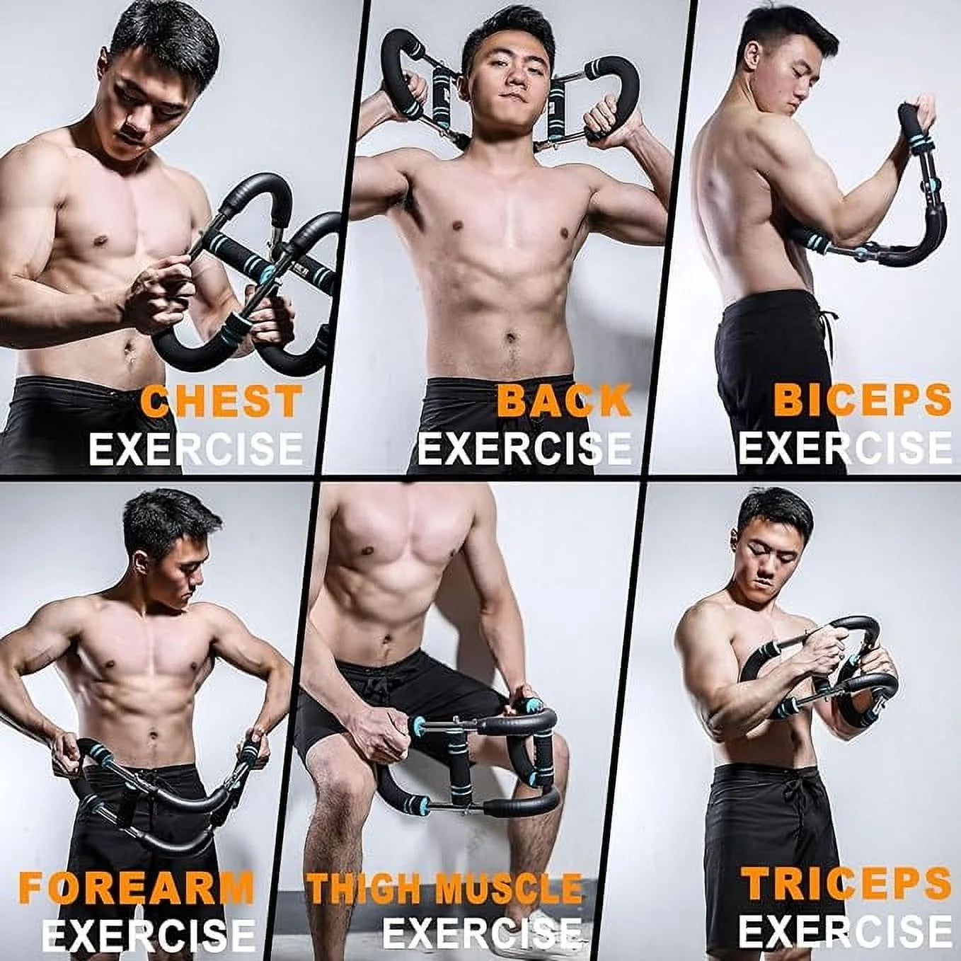 The Ultimate Arm Trainer. Adjustable Chest Expander, Arm Exerciser. Shoulder Muscle Training Fitness Equipment, Upper Body Strength Training Machine. Portable Spring Fitness Equipment.