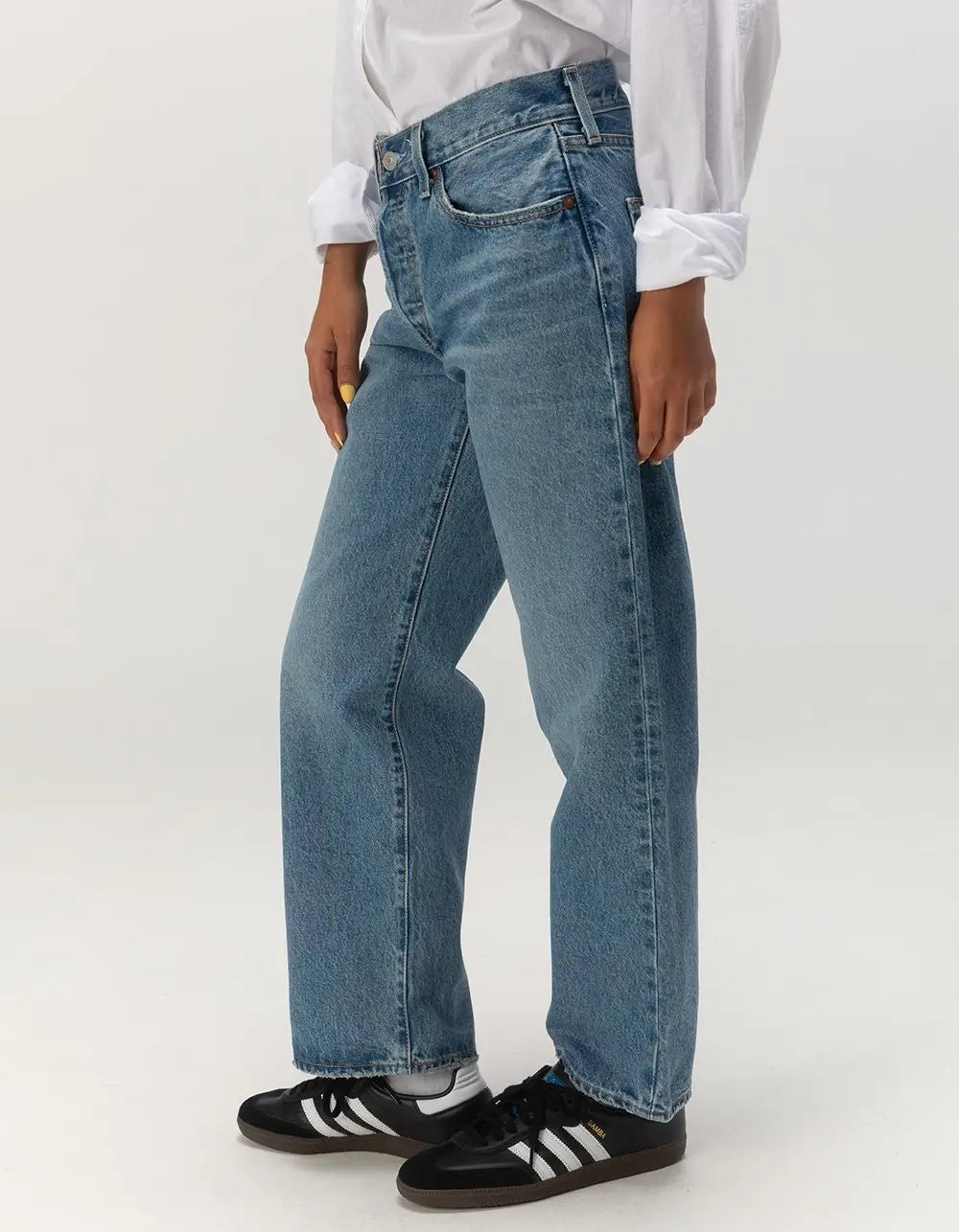 Step Back in Style with LEVI'S Premium 501 '90s Ankle Jeans in Sweetet Taboo
