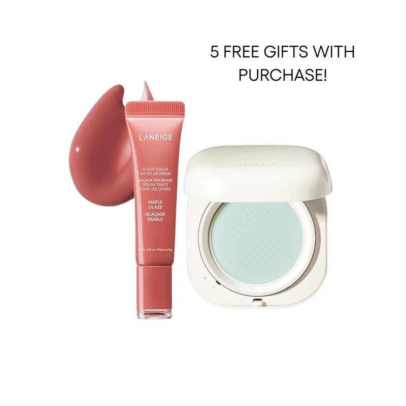 Laneige Makeup Starter Kit, Neo Blurring Powder, Glaze Craze - Kiki of DC Styles Store