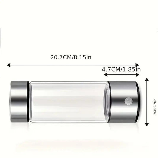 Hydrogen Water Bottle, USB Rechargeable Hydrogen Water Generator, Water Ionizer Machine, Drinking Supplies for Home, Office, Travel