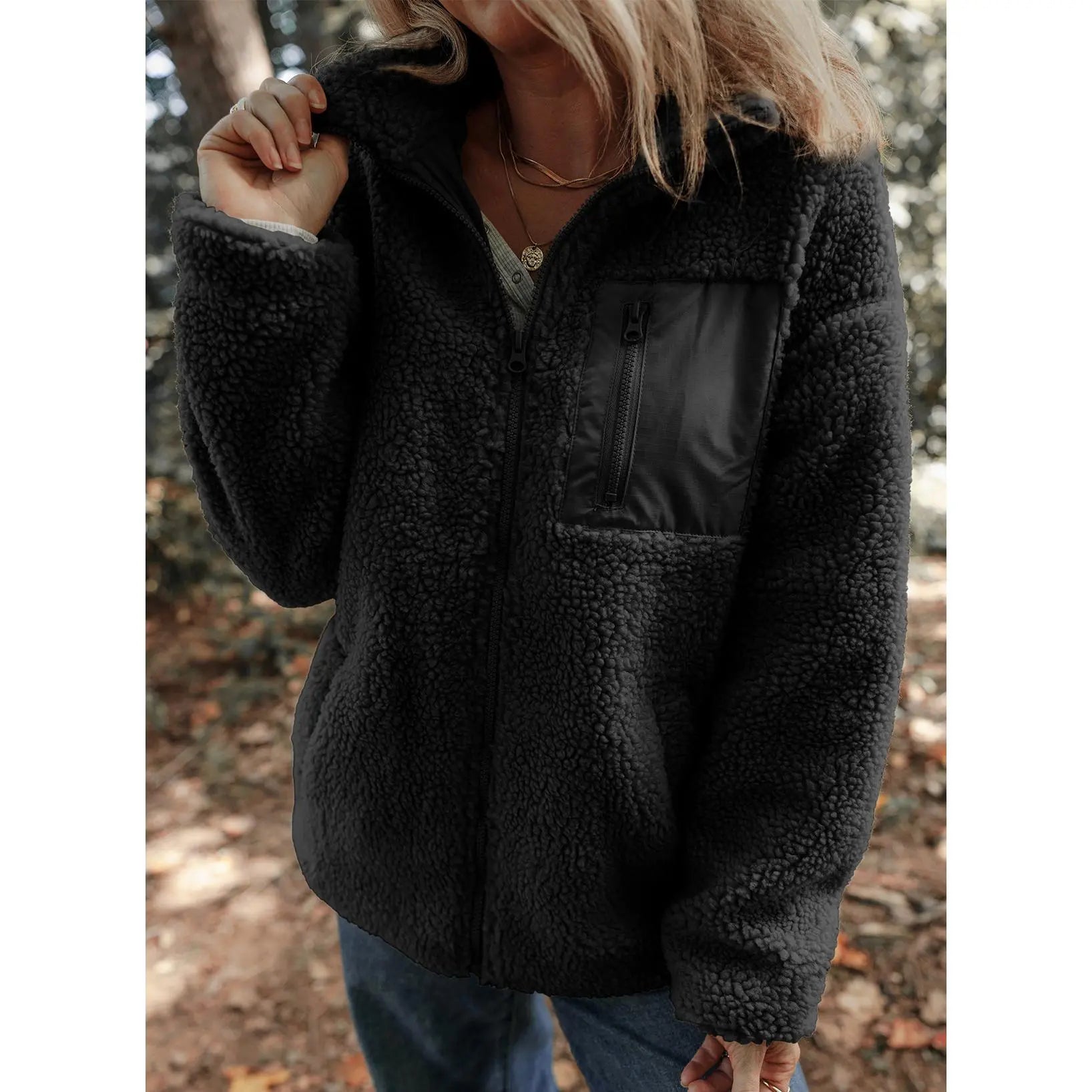 Dokotoo Baggy Teddy Fleece Coat - The Must-Have Casual Winter Jacket