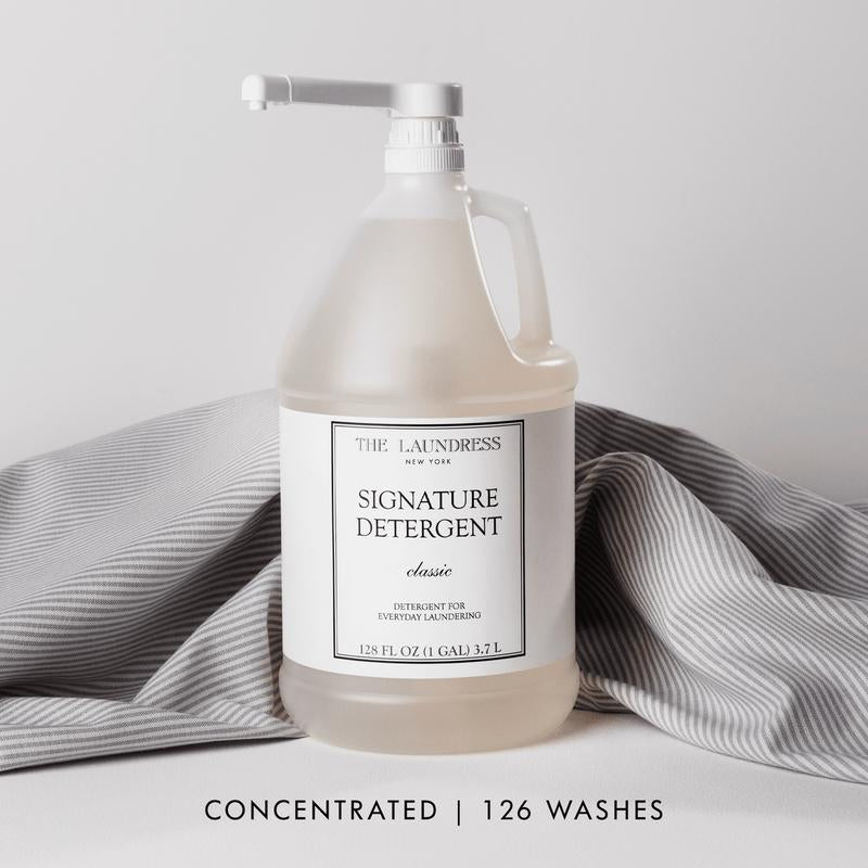 Signature Detergent Classic Gallon with Easy Dosing Pump & Bio-Based All-Purpose Formula for Stubborn Stains - 126 Washes - Kiki of DC Styles Store
