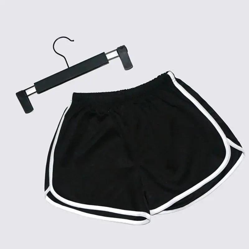 Stylish High-Waisted Elastic Shorts for Women - Quick Dry, Comfortable Fit for Summer Leisure and Fitness