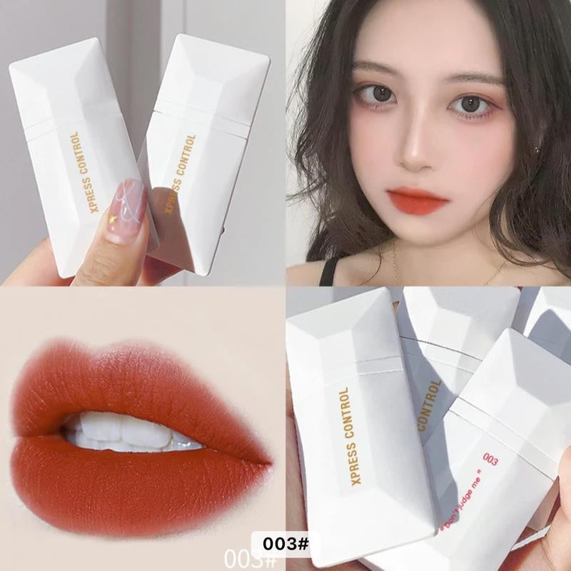 Luxurious Lip Glaze Makeup Set - Long Lasting, Matte Velvet Finish, Waterproof & Non-Smudge Lipsticks in Red, Orange, and Brown Shades - Kiki of DC Styles Store