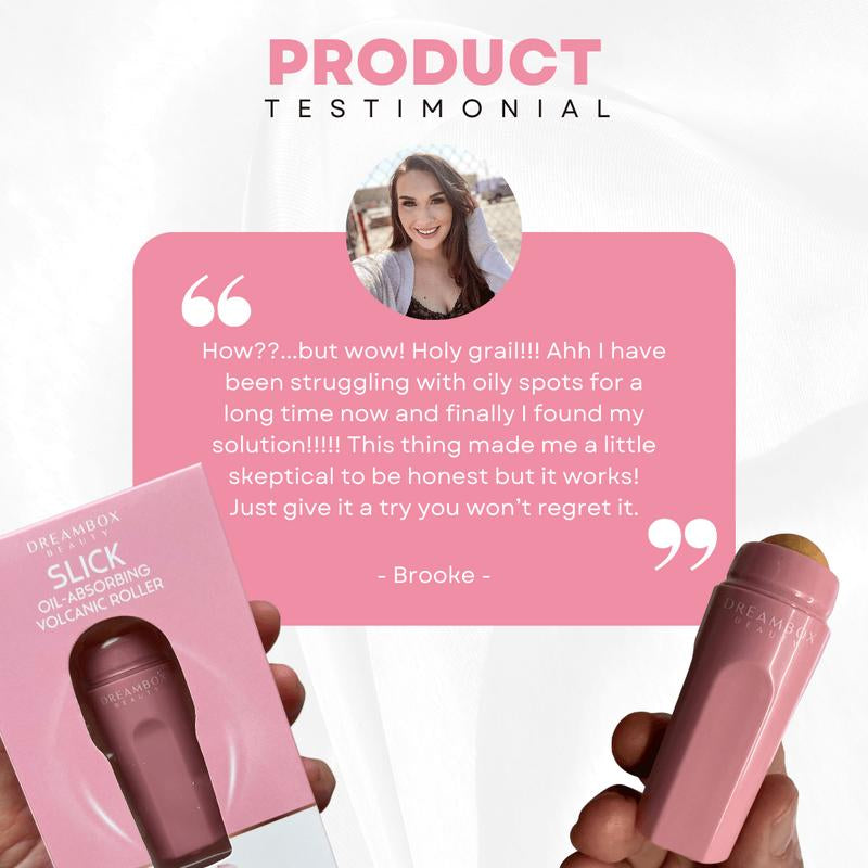 Slick Oil Absorbing Volcanic Roller [Removes Oil & Shine] - Kiki of DC Styles Store