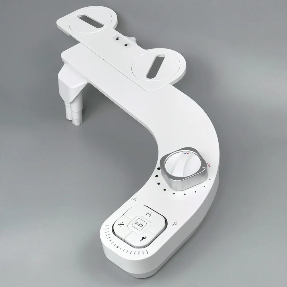 Bidet Hot and Cold Bidet Left Handed Bidet Warm Water Bidet for Toilet Seat Bidets Sprayer Two Nozzles Self Cleaning - Kiki of DC Styles Store
