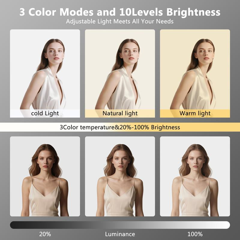 Portable Ring Light for Phone, LED Smartphone Light, Phone Video Stabilizer, Square Ring Light for Photography, Video Recording, Live Stream - Kiki of DC Styles Store