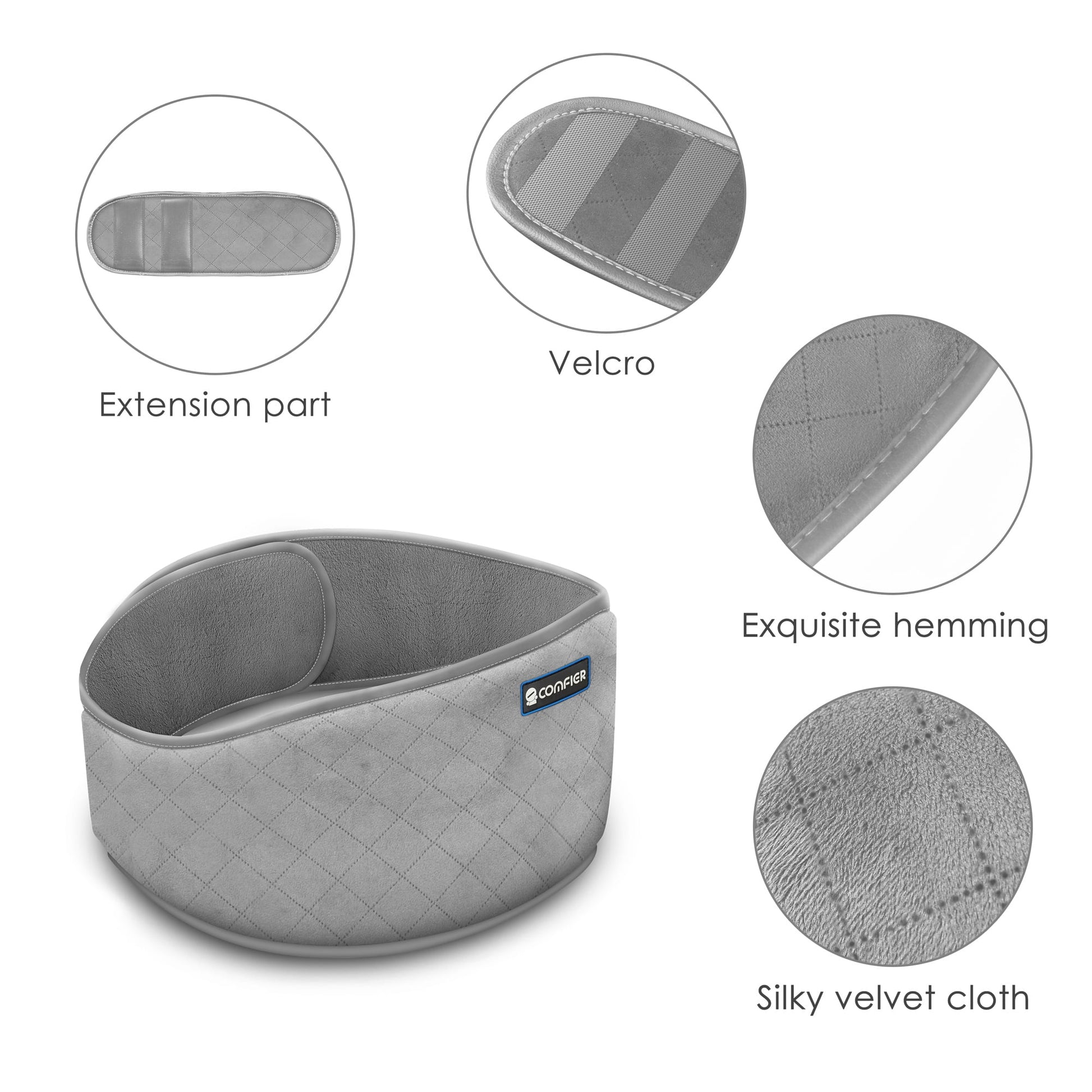 Heating Pad with Massage for Back Relief, Waist Belt with Heat for Lumbar Pain, Gifts