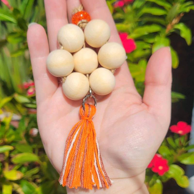 Reusable Oil Diffuser || Flower || Wooden Beads - Kiki of DC Styles Store