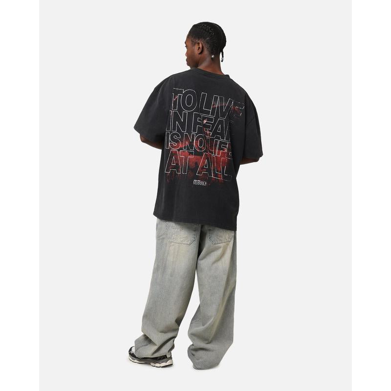 Star Wars Episode II Vintage Black Acid Wash T-Shirt - Kiki of DC Styles Store