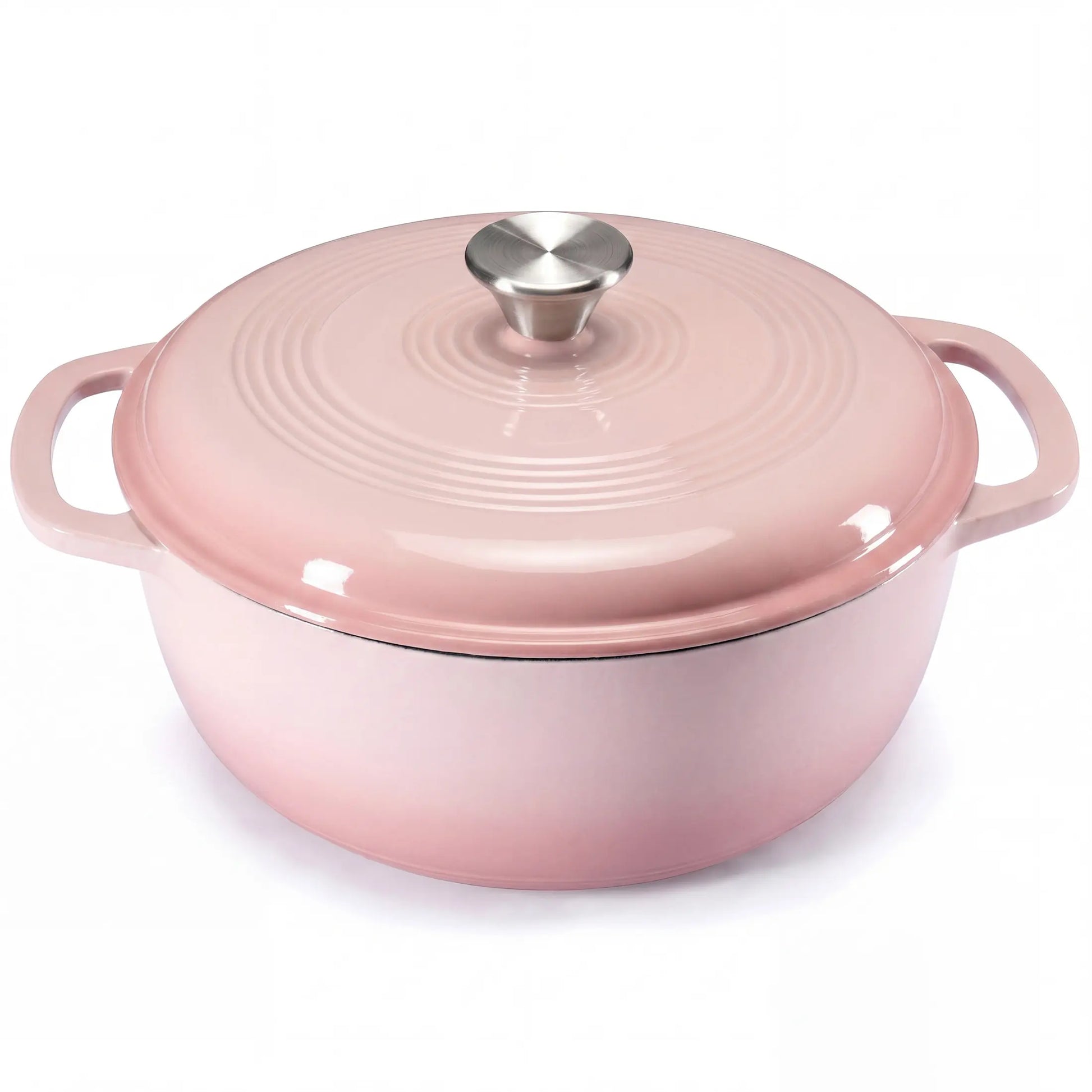 Elevate Your Cooking with Our 6QT Enameled Cast Iron Dutch Oven – Perfect for Braising, Baking, and Frying!