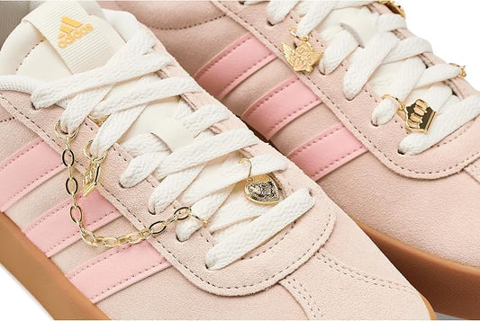 Adidas Women's VL Court 3.0 Shoes – Crystal Linen &amp; Blush Pink Retro Sneakers Kiki of DC Styles Store