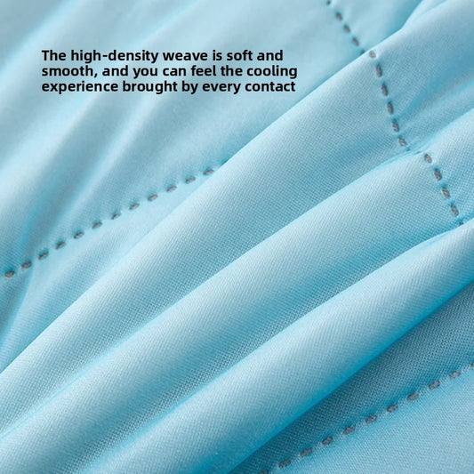 Air Condition Summer Blanket Washable Ice Silk Cold Feeling Quilt Lightweight Breathable Cooling Kids Adults Bedroom Quilts 여름이불