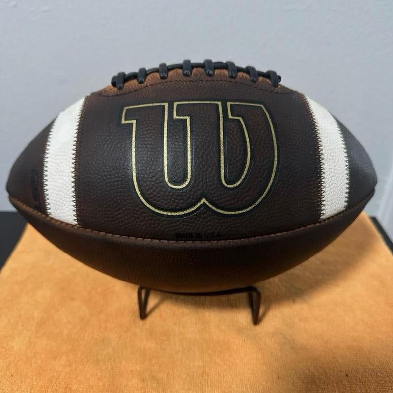 Wilson GST Leather Game Football Conditioned NEW! Ships Same Day! - Kiki of DC Styles Store