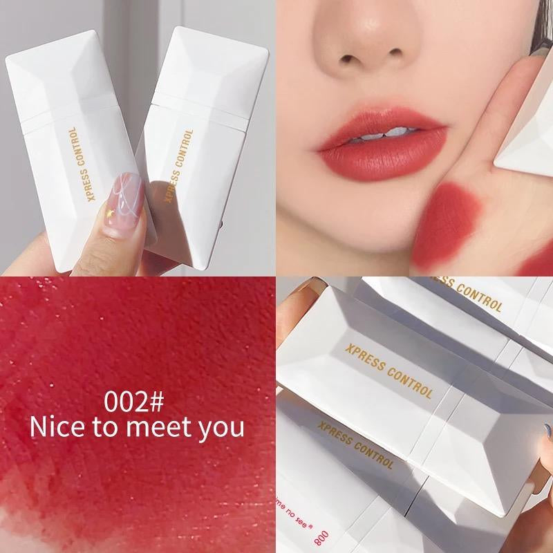 Luxurious Lip Glaze Makeup Set - Long Lasting, Matte Velvet Finish, Waterproof & Non-Smudge Lipsticks in Red, Orange, and Brown Shades - Kiki of DC Styles Store