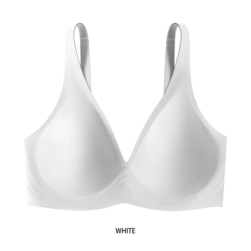 Werena V-Neck Wireless Bras for Women Seamless No Underwire Bra Comfortable Everyday Wire-Free Bras - Kiki of DC Styles Store