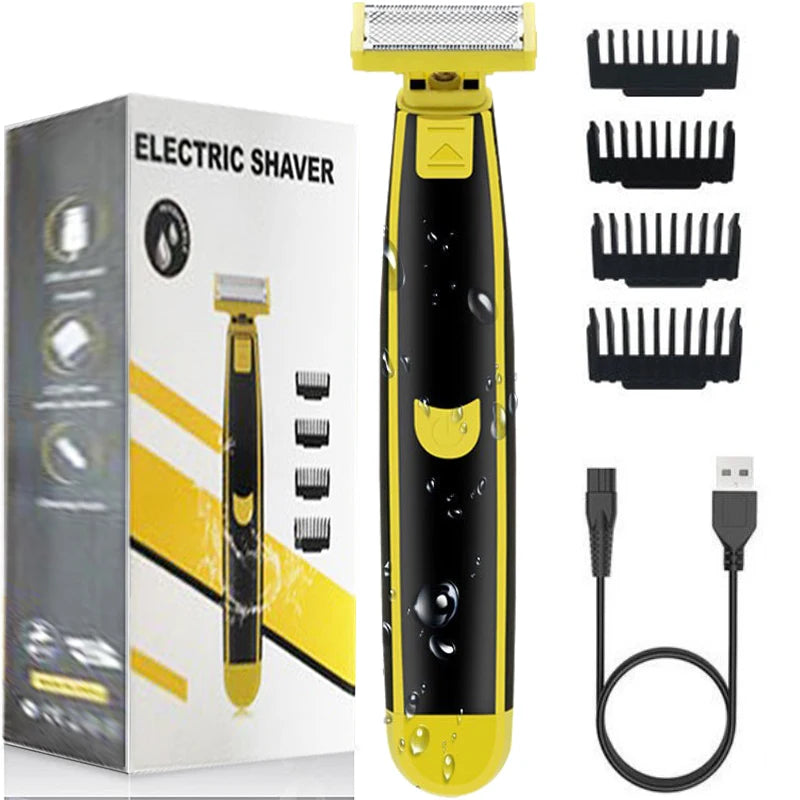 Intimate Haircut Mens Shaver Razor Sensitive Areas Shaving Machine Men Hair Removal Epilator Trimmer for Bikini Body - Kiki of DC Styles Store