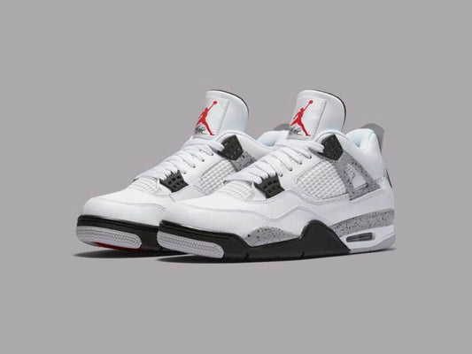 Nike Air Jordan 4 Retro White Cement FV5029-100 Men's Athletic Sneakers - Kiki of DC Styles Store
