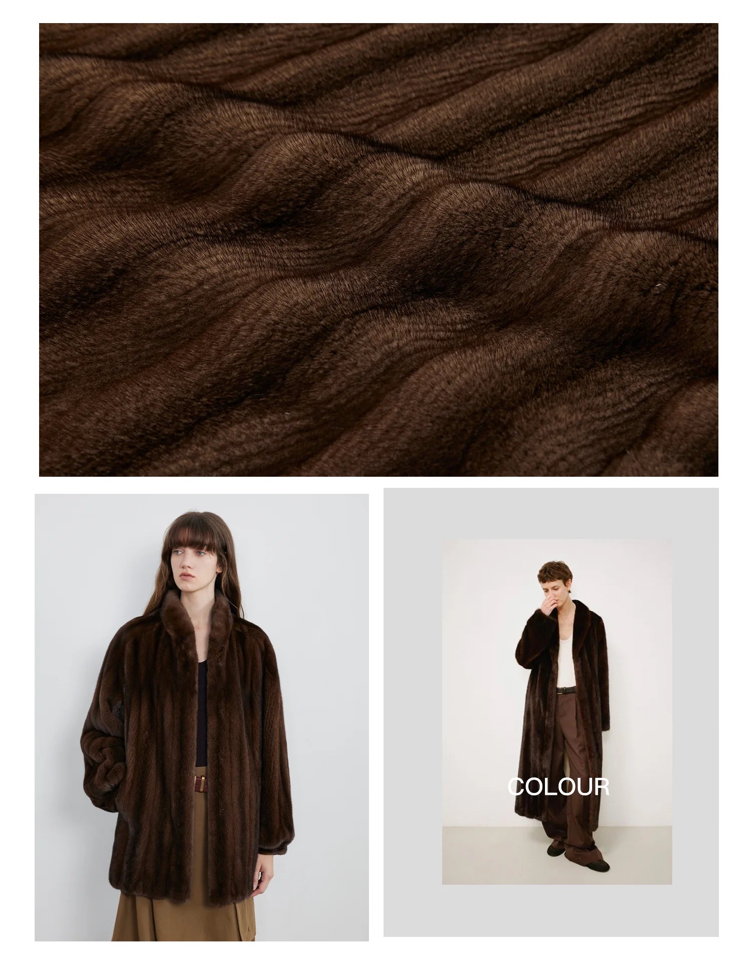 Meteor Variations Sable Fur Coat Women