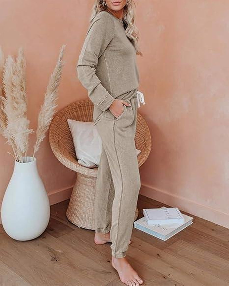 Get Cozy in Style! 🌟 Check out the Imily Bela Women's 2-Piece Solid Sweatsuit Set - Perfect for Sporty Days! 🏃‍♀️✨ #Fashion #Comfort #Sweatsuit
