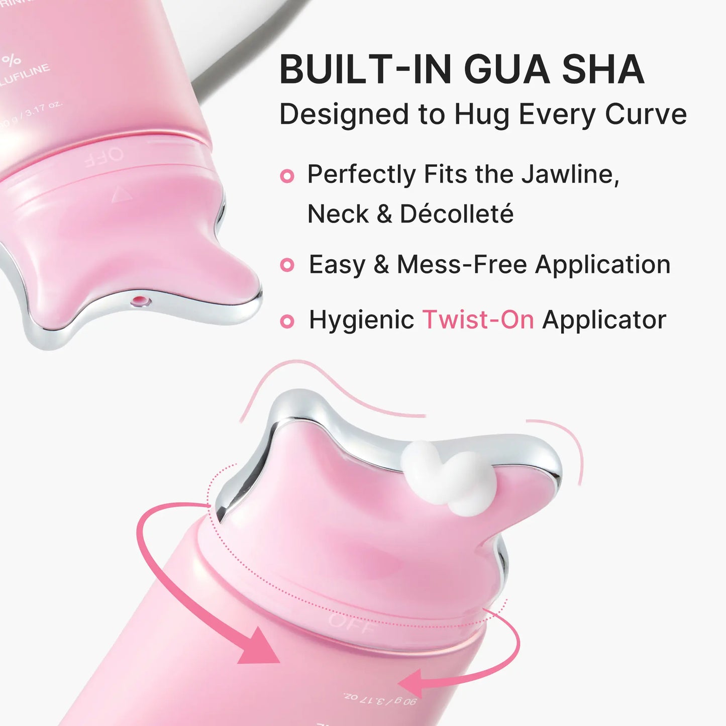 [NEW] [Medicube] PDRN Collagen Gua Sha Neck Wrinkle Cream | Built-In Gua Sha Massager with Volufiline 5% + PDRN | Firming, Contour Care for the Look of Fine Lines, Jawline, Neck, Décolleté | Massage Cream | Korean Skincare