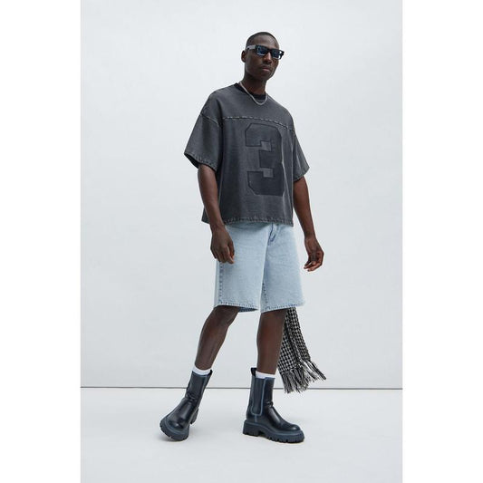 Kyle Black Wash Oversized Tee - Ultimate Comfort & Style