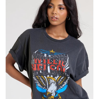 Willie Nelson Graphic Oversized Tee