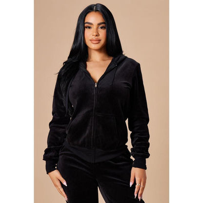 The Original Trendsetter Velour Set - Black
