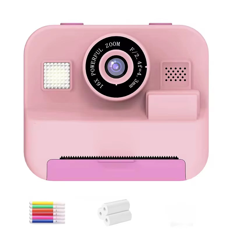 Children'S Mini Digital Video Camera with Thermal Printing & Multiple Image Stabilization, 32GB Card Included - Kiki of DC Styles Store