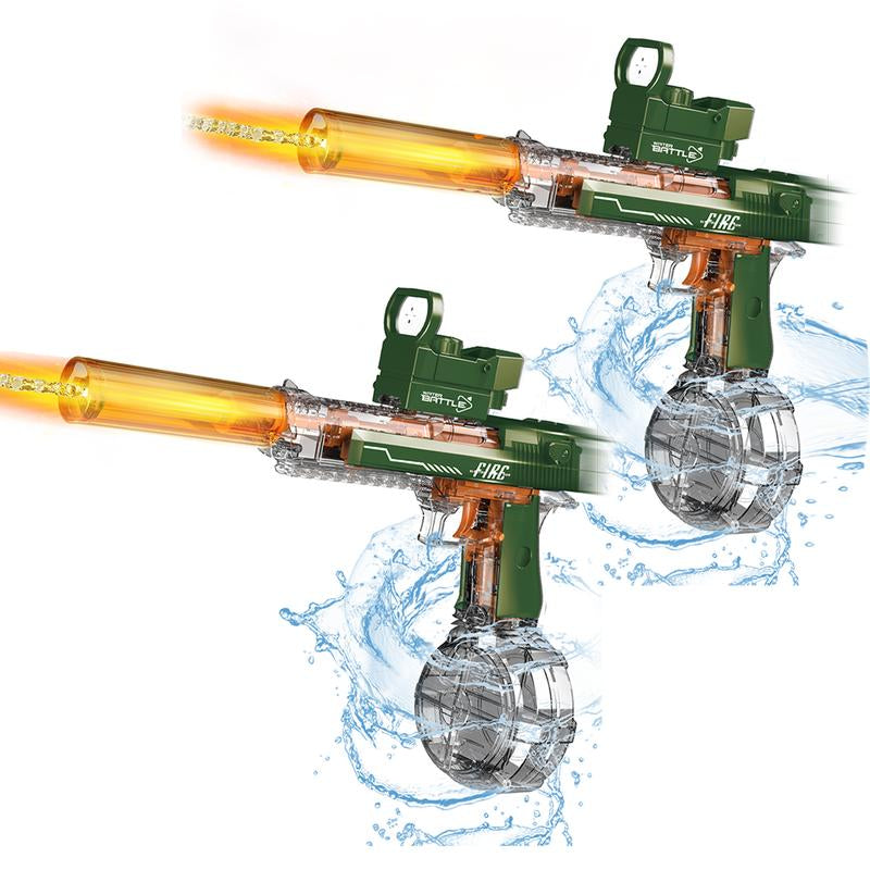 Talgic Multiplayer Team Game Toys Electric Automatic Water Machine Powerful, 32 Feet Shooting, Colored Lights, Summer Outdoor Swimming Pool Water Toy for Adult / Kids Aged 4 5 6 7 8+ - Kiki of DC Styles Store