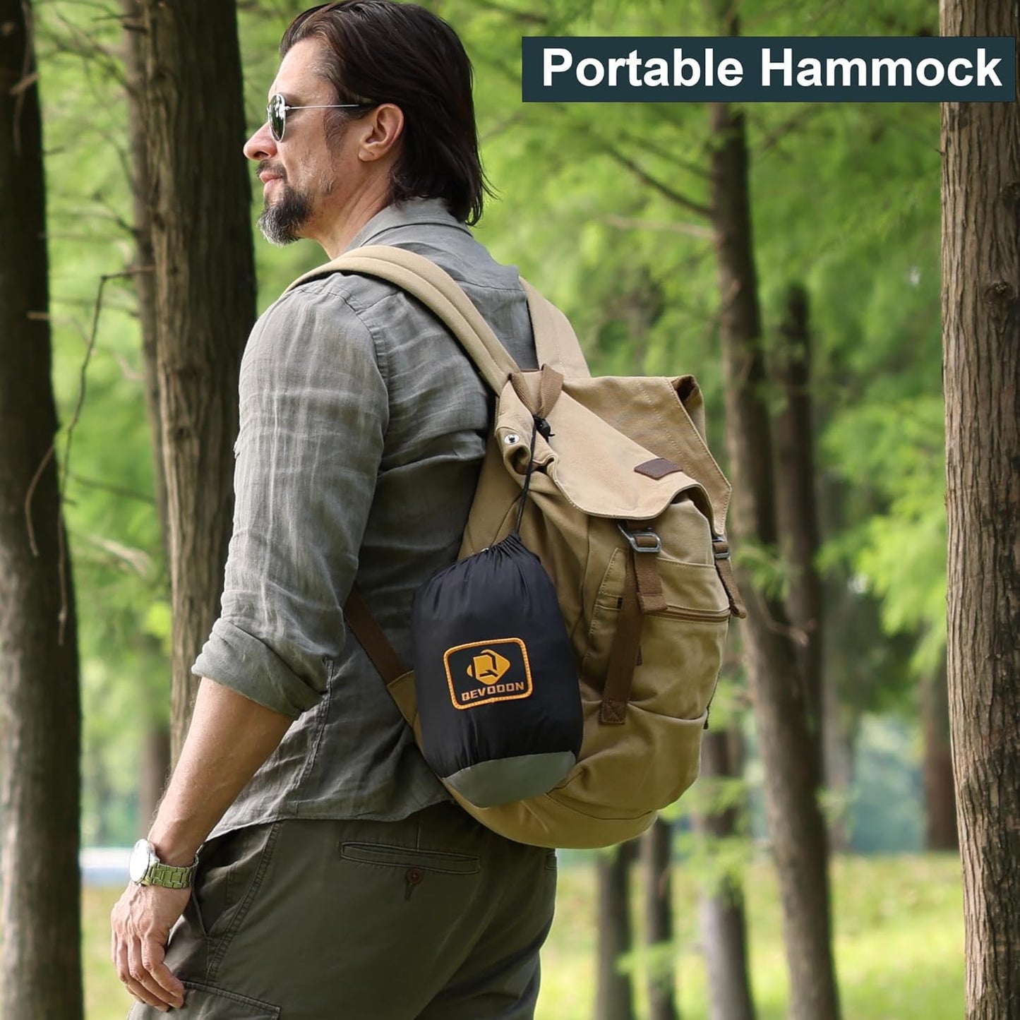 Camping Hammock with Net,Travel Portable Lightweight Hammocks with Tree Straps and Solid D-Shape Carabiners,Parachute Nylon Hammock for Outsides Backpacking Beach Backyard Patio Hiking - Kiki of DC Styles Store