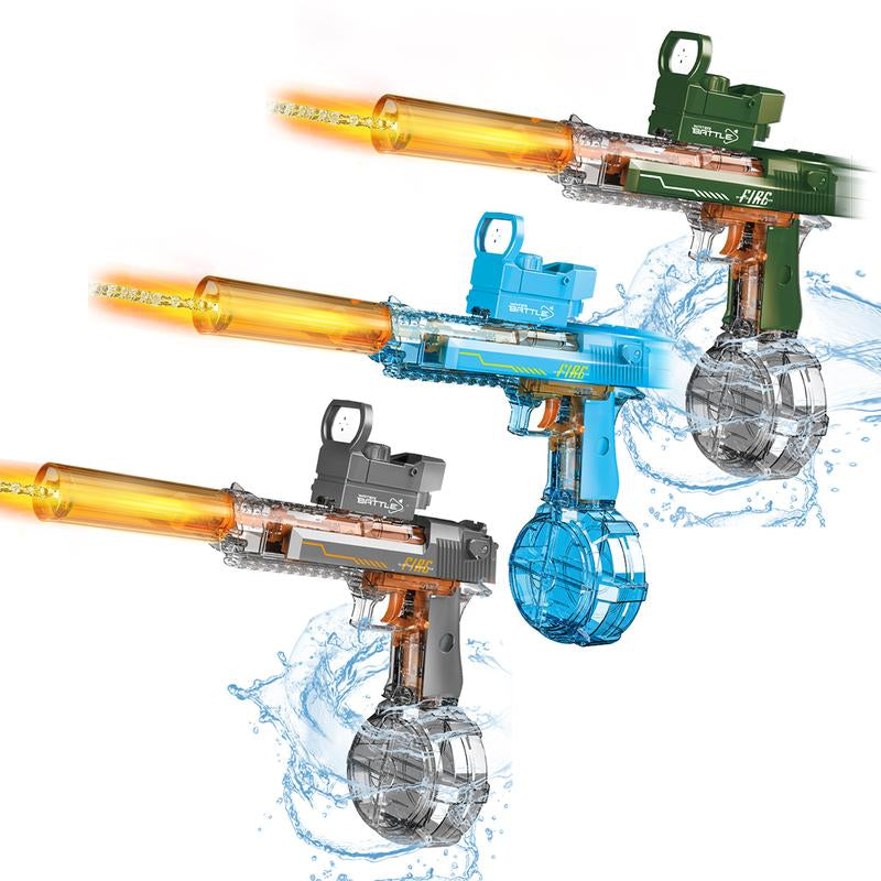 Talgic Multiplayer Team Game Toys Electric Automatic Water Machine Powerful, 32 Feet Shooting, Colored Lights, Summer Outdoor Swimming Pool Water Toy for Adult / Kids Aged 4 5 6 7 8+ - Kiki of DC Styles Store