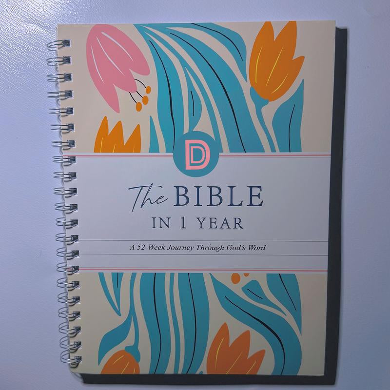 The Study the Bible for 1 Year - 52 Week Bible Journal, Bible Study Book, Personal Organizer, Office Stationery & Supplies, Gift for Women & Men - Kiki of DC Styles Store
