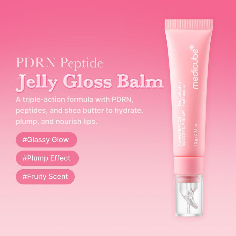 [Medicube] PDRN Lip Care Duo for Day & Night | PDRN Peptide Jelly Gloss Lip Balm & PDRN Lip Sleeping Mask Glow Balm | Salmon PDRN, Collagen, 24-Hour Plump, Glossy Lips, Korean Skincare, K-Beauty - Kiki of DC Styles Store