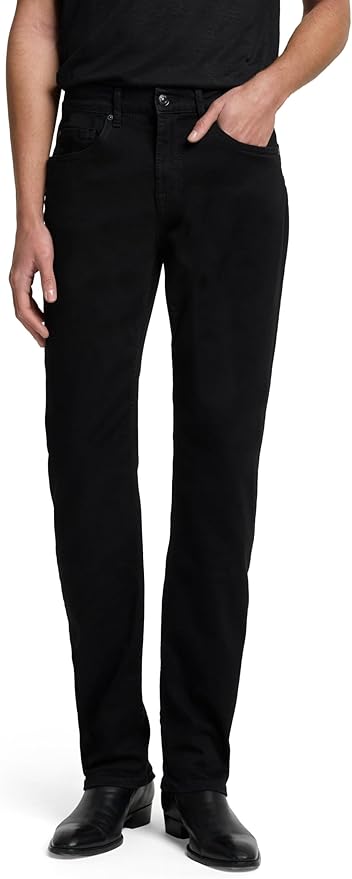 7 For All Mankind Men’s Straight Fit Jeans - Premium Black Onyx Denim Amazon