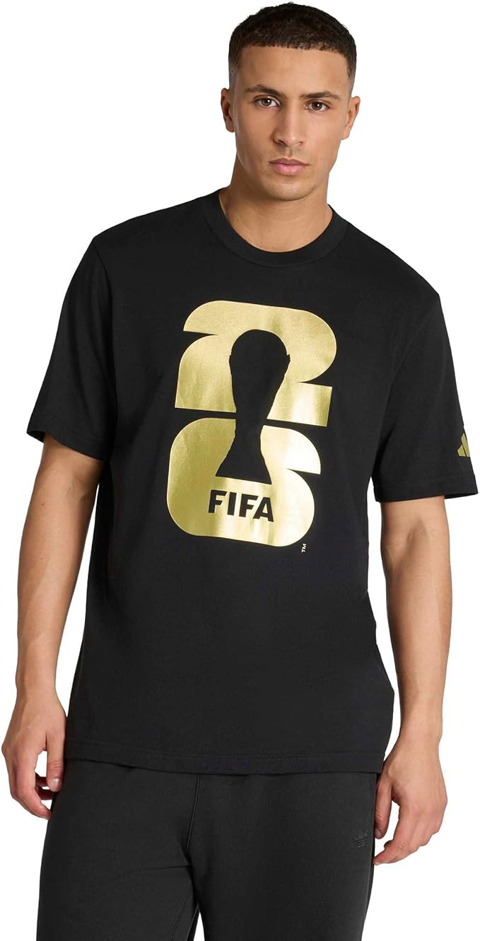 Adidas Men's FIFA World Cup 2026 Graphic T-Shirt – Official Tournament Fan Apparel Kiki of DC Styles Store