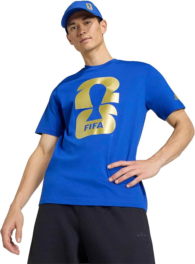 Adidas Men's FIFA World Cup 2026 Graphic T-Shirt – Official Tournament Fan Apparel Kiki of DC Styles Store