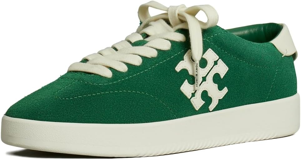 Tory Burch Women's Phoenix Leather Sneakers - Green Blanc & Leopard Multi & White Perfect Black Kiki of DC Styles Store