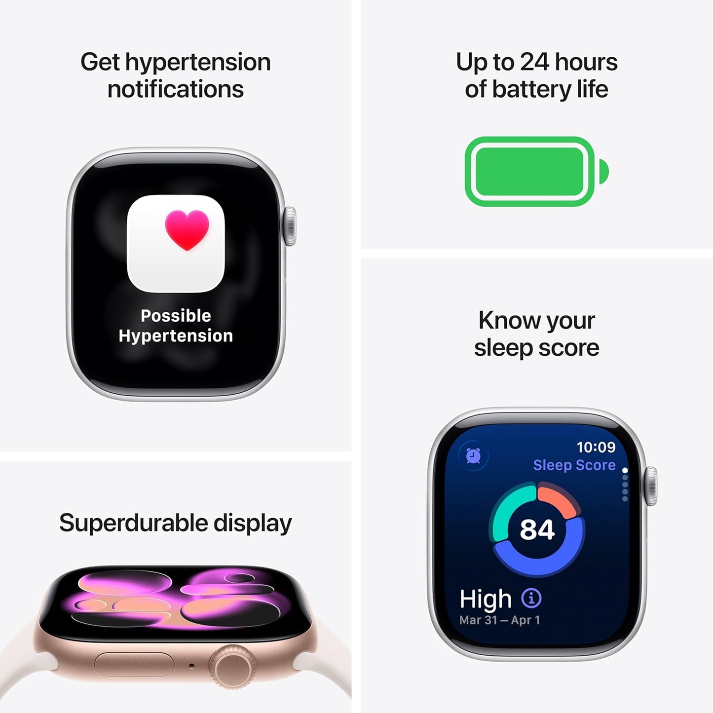 Apple Watch Series 11 Smartwatch - GPS &amp; Cellular (42mm &amp; 46mm Multi-Color Curation) Apple