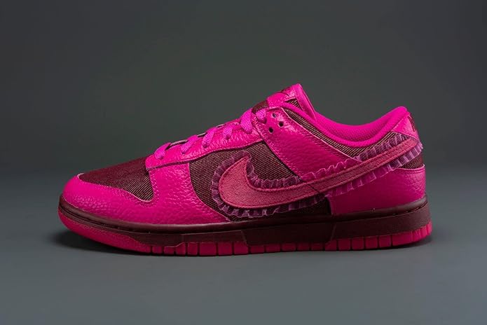 Nike Dunk Low Valentine's Day Women's Basketball Sneakers - Team Red/Pink Prime Nike