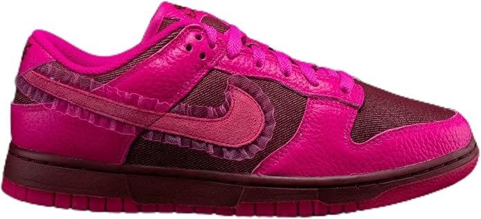 Nike Dunk Low Valentine's Day Women's Basketball Sneakers - Team Red/Pink Prime Nike
