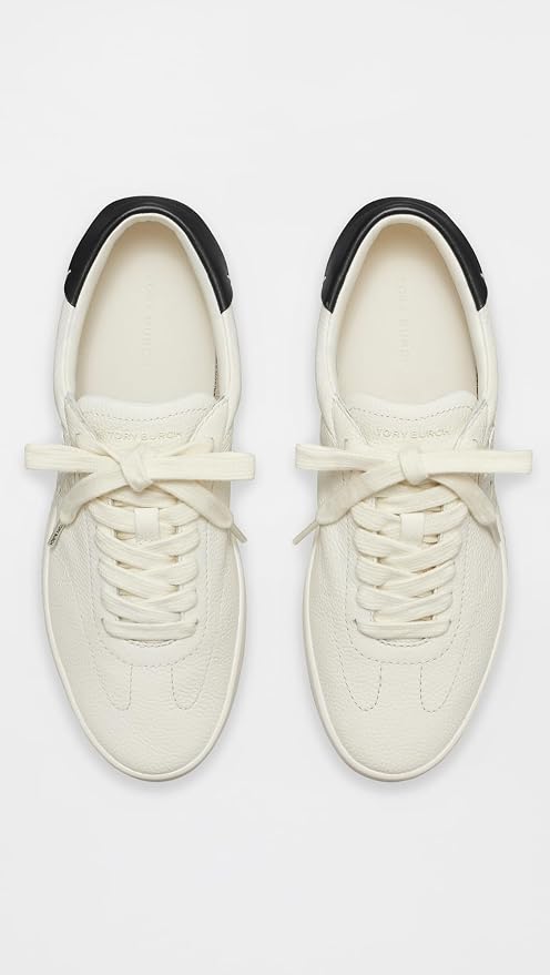 Tory Burch Women's Phoenix Leather Sneakers - Green Blanc & Leopard Multi & White Perfect Black Kiki of DC Styles Store