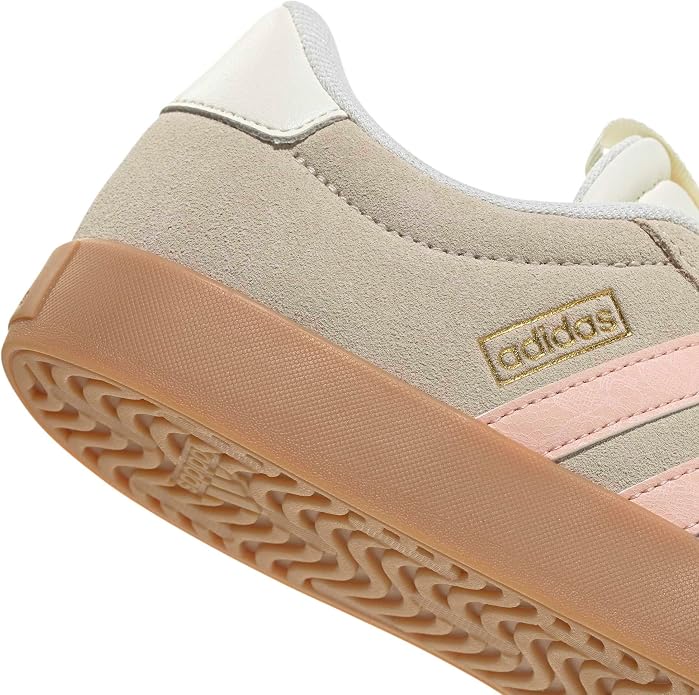 Adidas Women's VL Court 3.0 Shoes – Crystal Linen &amp; Blush Pink Retro Sneakers Kiki of DC Styles Store