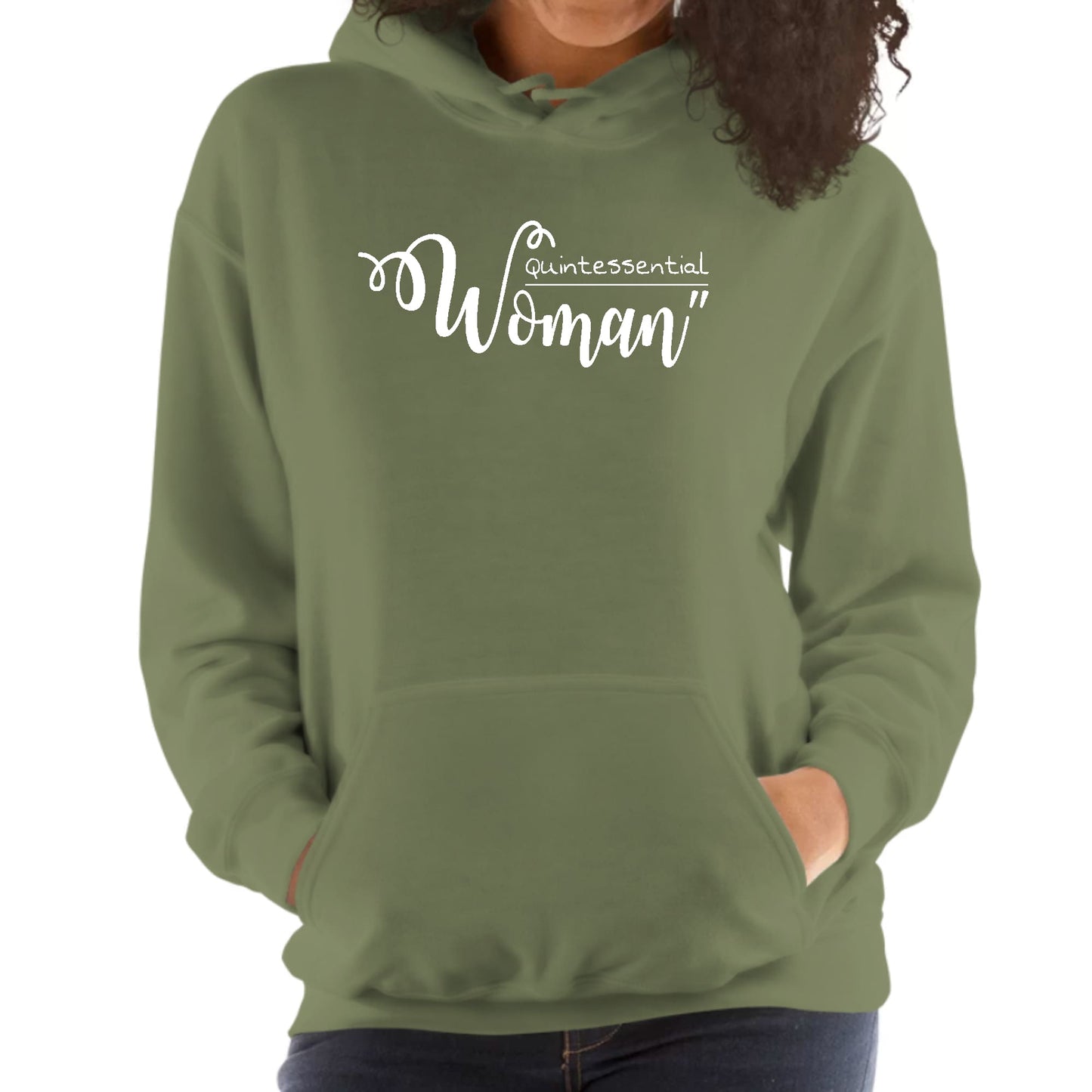 Womens Hoodie - Quintessential Woman-4