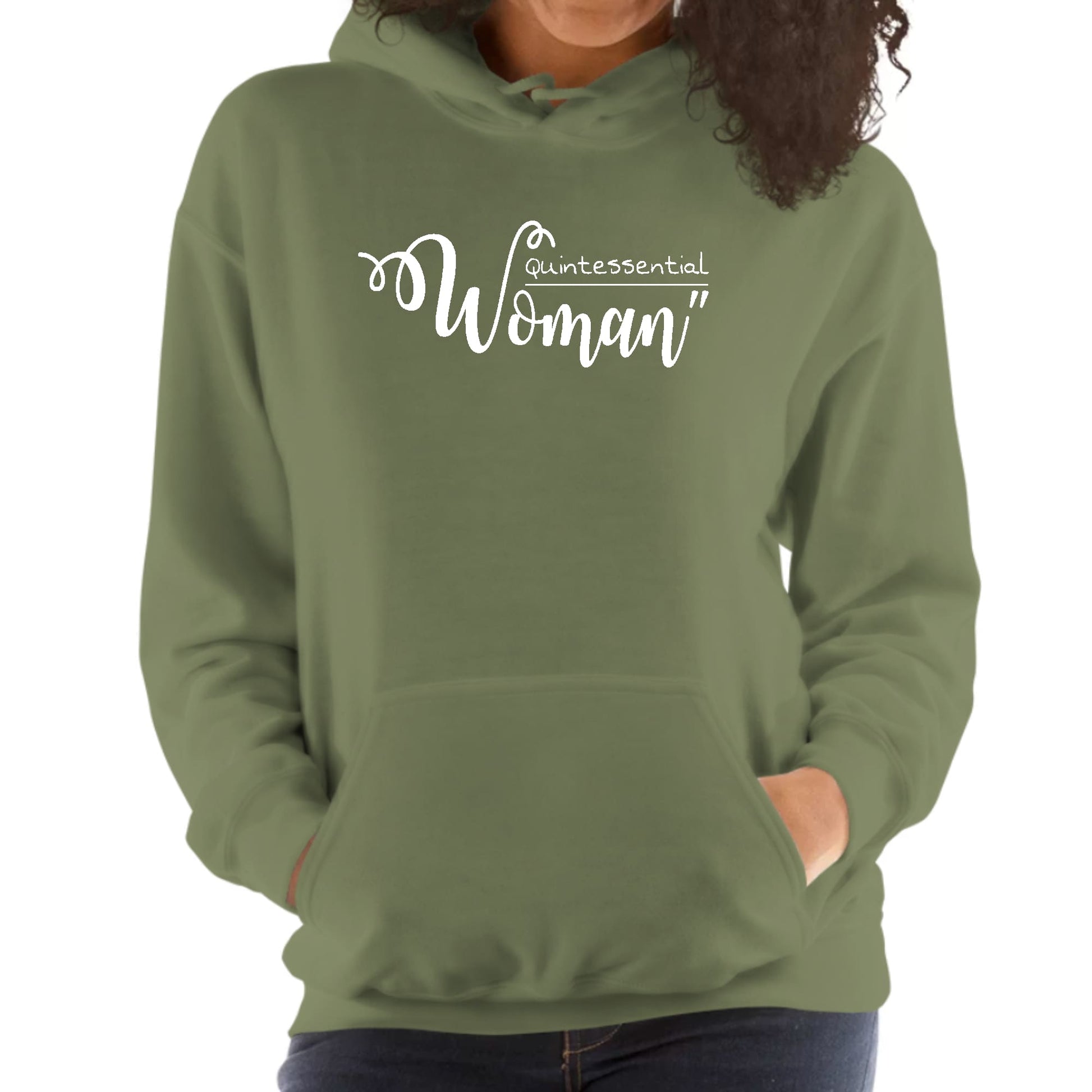 Womens Hoodie - Quintessential Woman-4